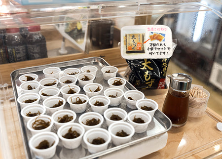 「店内で試食ができるので安心!」